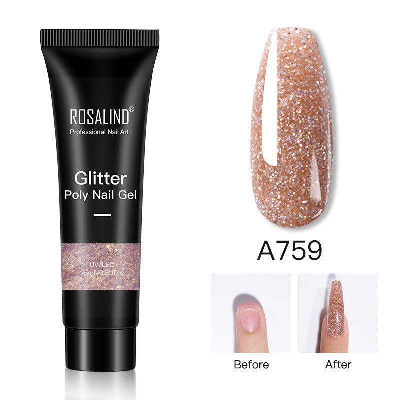 15ml UV Flash Flake Extension Gel (Cream A759)