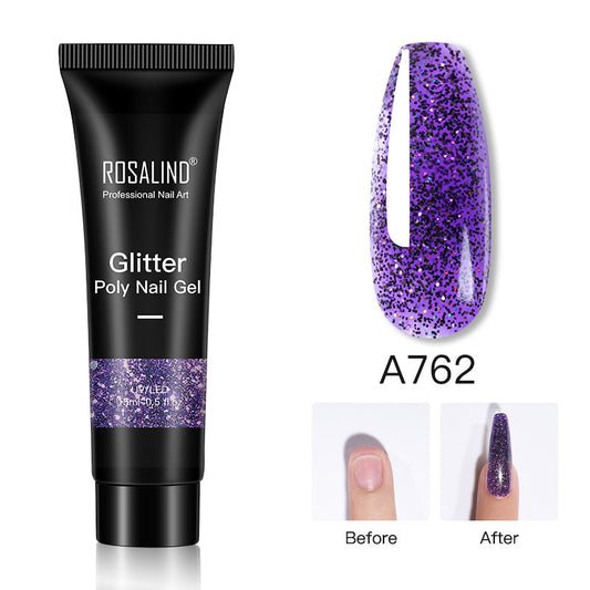 15ml UV Flash Flake Extension Gel (Purple A762)