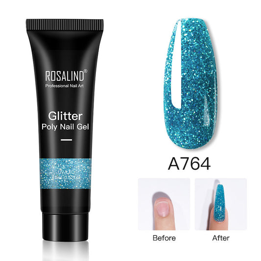 15ml UV Flash Flake Extension Gel (Sky A764)