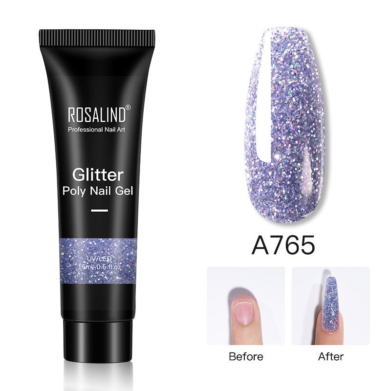 15ml UV Flash Flake Extension Gel (Space A765)