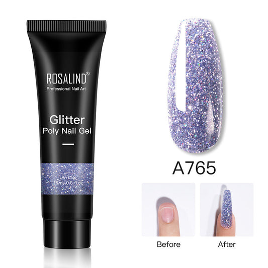 15ml UV Flash Flake Extension Gel (Space A765)