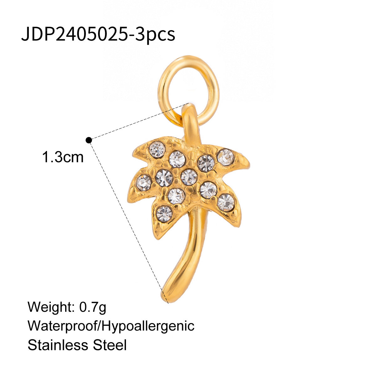 Star & Moon 18K Gold Pendant – Stainless Steel Statement Jewelry