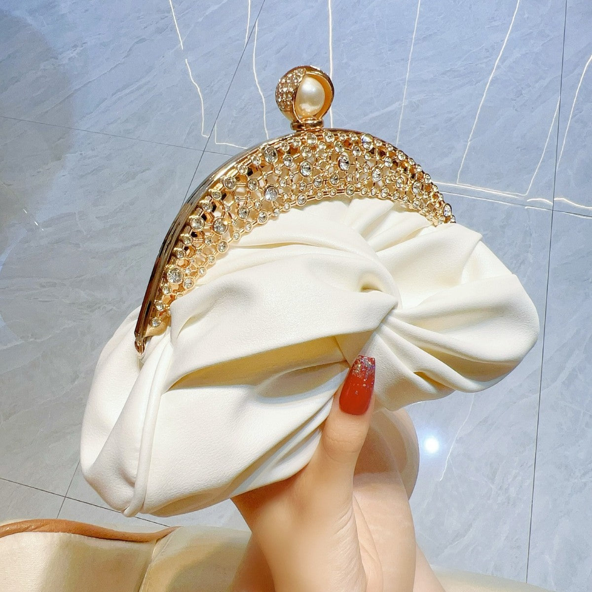 Diamond-Studded Celebrity Mini Clutch – High-End Crossbody Shoulder & Evening Bag